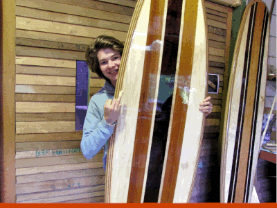 Maak zelf een houten surfboard